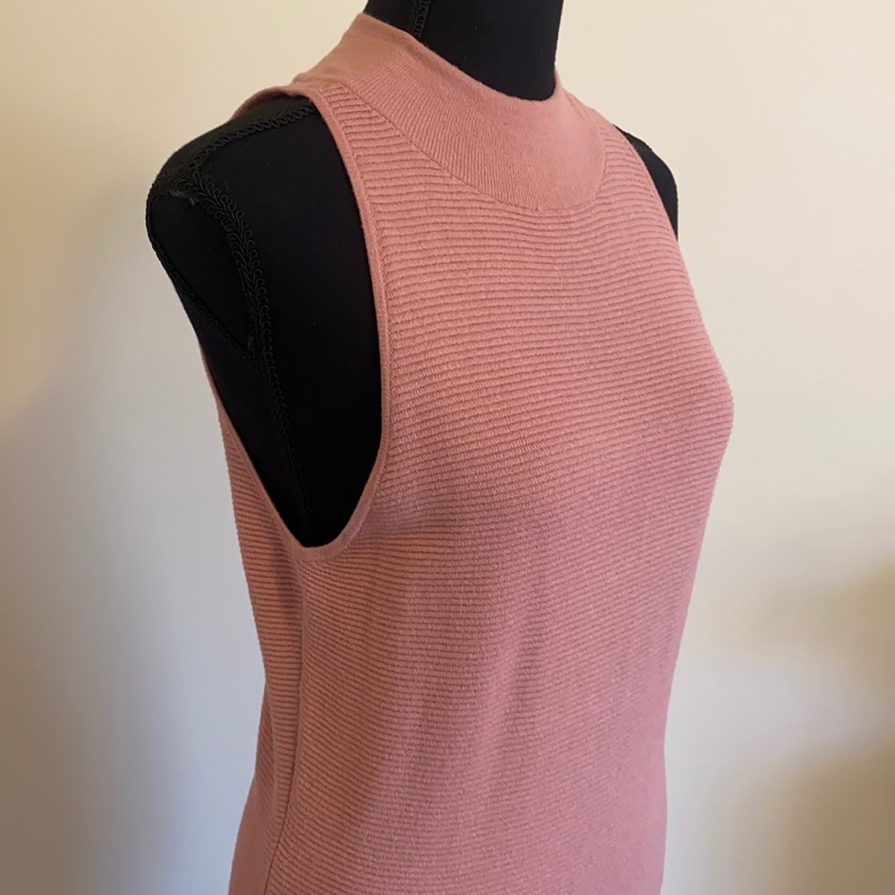 Bar lll pink ribbed dress